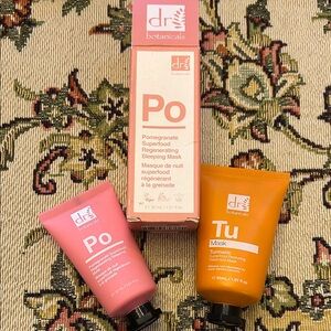NWT Dr Botanicals Pomegranate and Turmeric Mask Set